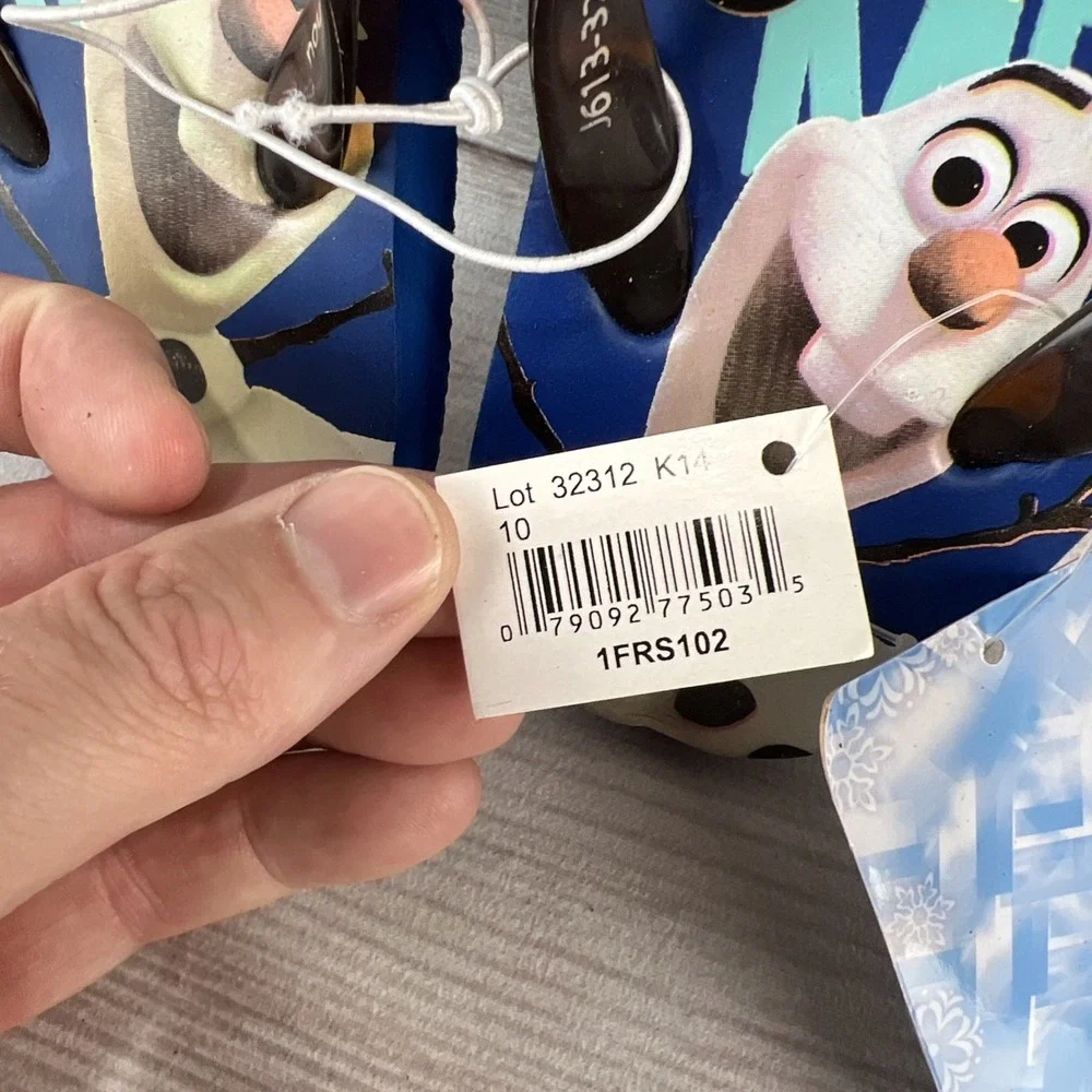 NEW Disney Kid's Frozen Olaf Flip-Flops Wild for Summer Sz. 10 Toddler